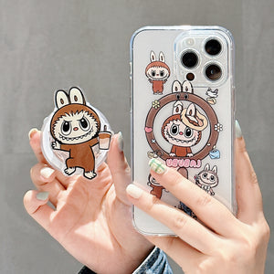 Magnetic iPhone15pro max phone case cartoon 16 cute labubu