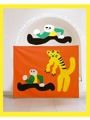 I Love Granny "RUNRUNRUN"Picnic Cloth