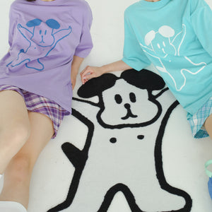 AKITTO x Transparent Cave Happy Dog Rug