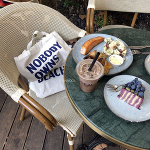 CHACHA Nobody Owns The Beach  Eco Bag