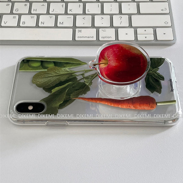 Load image into Gallery viewer, My Veggie Phone Case+Free Apple Grip Holder