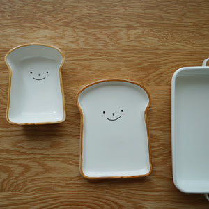 Miyake - Handpainted ceramic 2pc brekky set