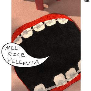 CeeMee Designer Rug - Big Mouth