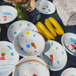 RACA's Little Bear Collection - Gift set of 4 dishes