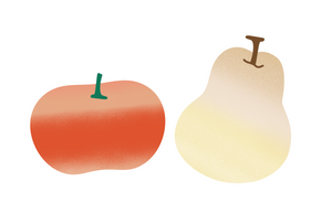 TANOMONO x FAINT H's Apple Pear Rug