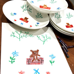 RACA's Little Bear Collection Pasta Plates