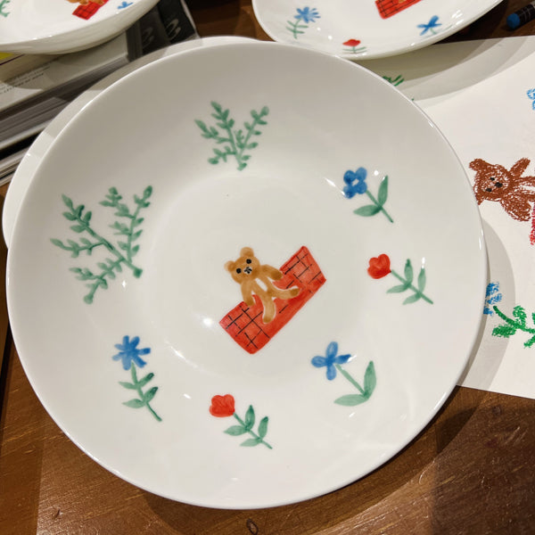 Load image into Gallery viewer, RACA's Little Bear Collection Pasta Plates