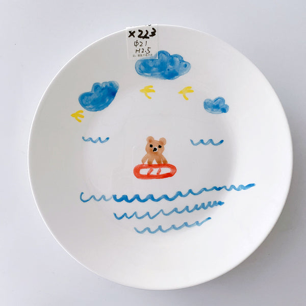 Load image into Gallery viewer, RACA's Little Bear Collection Some More Plates in Little Forest
