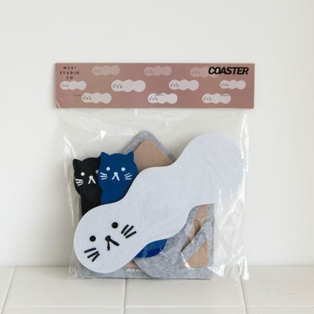 Mss studio - 6pcs Cats Coaster set
