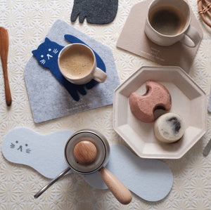 Mss studio - 6pcs Cats Coaster set