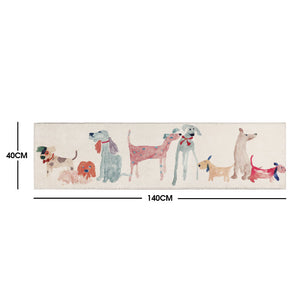 CeeMee Designer Rug - Lucky Dogs Bedside Rug