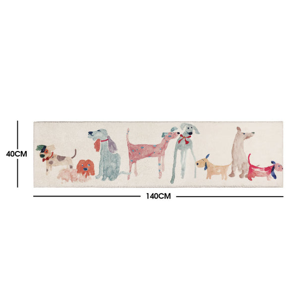 Load image into Gallery viewer, CeeMee Designer Rug - Lucky Dogs Bedside Rug