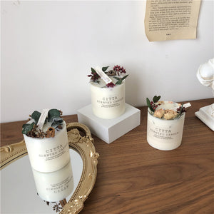WWF Donation - CITTA Dried Flower Candle
