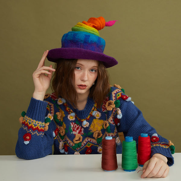 Load image into Gallery viewer, RACA Design - Handmade Whimsical beret