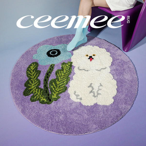 Load image into Gallery viewer, CeeMee Designer Rug - Mr. Snowball
