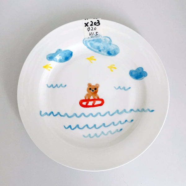 Load image into Gallery viewer, RACA's Little Bear Collection Some More Plates in Little Forest