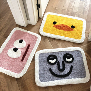 Miyake Emoji Inspired Anti-Slip Bathroom Mat