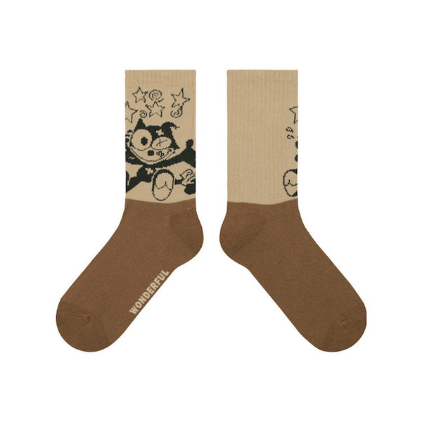 Load image into Gallery viewer, Illusion - Felix the Cat Socks