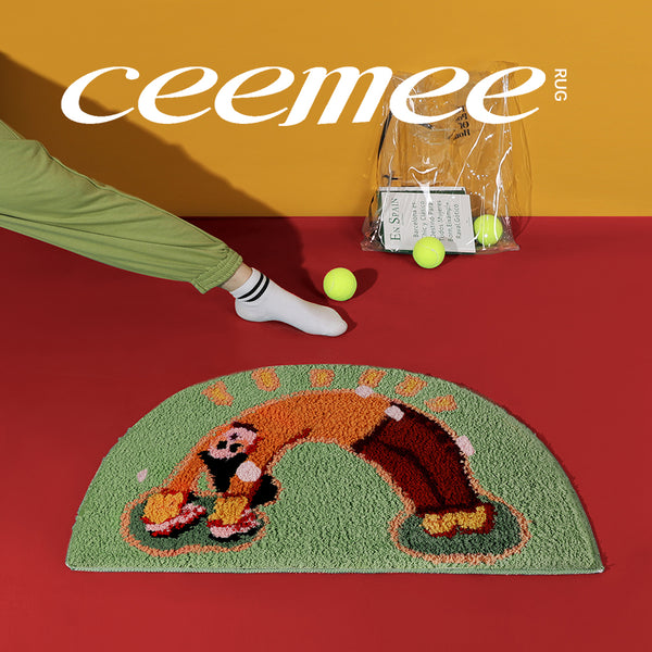 Load image into Gallery viewer, CeeMee Designer Rug - Yoga Gal
