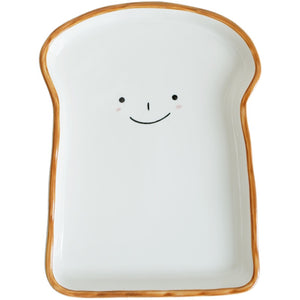 Miyake - Handpainted ceramic 2pc brekky set