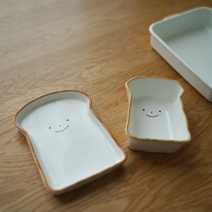 Miyake - Handpainted ceramic 2pc brekky set