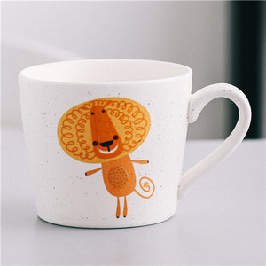 WWF Donation - RACA Japanese Ceramic Animal Print Mugs