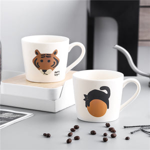 WWF Donation - RACA Japanese Ceramic Animal Print Mugs