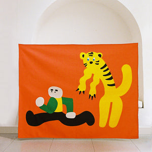 I Love Granny "RUNRUNRUN"Picnic Cloth