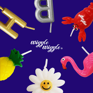 Wiggle Wiggle - Birthday Party Candles 5pc set