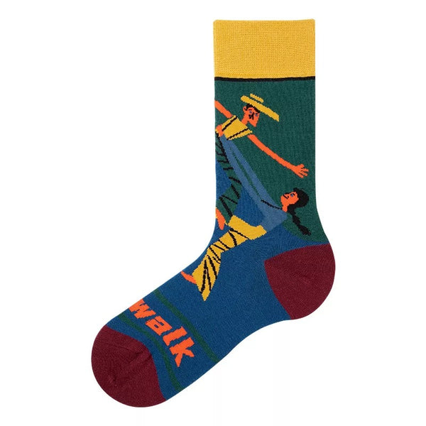 Load image into Gallery viewer, Illusion - Colored Face Socks
