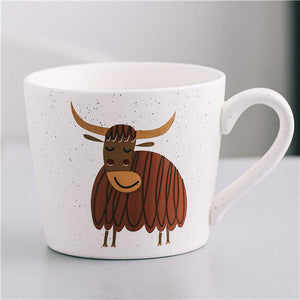 WWF Donation - RACA Japanese Ceramic Animal Print Mugs