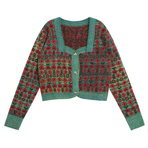 CSC BOUTIQUE CROPPED CARDIGAN - FLORA