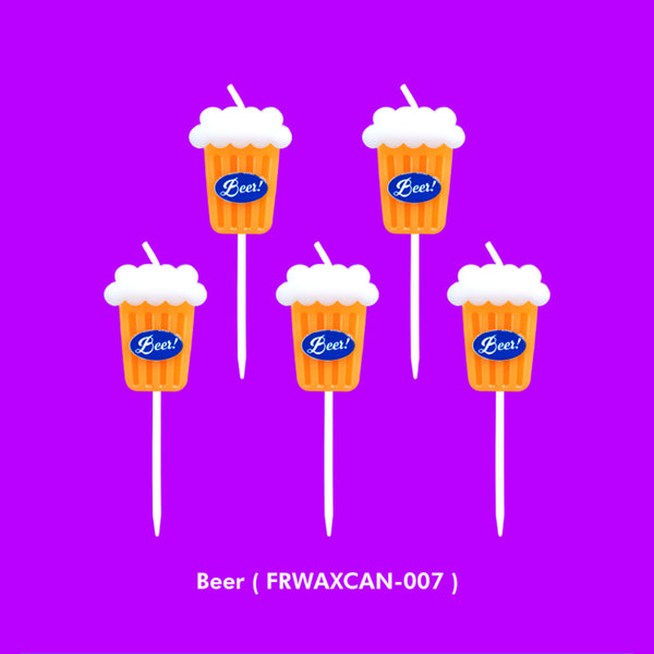 Load image into Gallery viewer, Wiggle Wiggle - Birthday Party Candles 5pc set