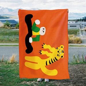 I Love Granny "RUNRUNRUN"Picnic Cloth