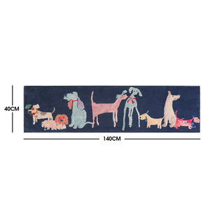 CeeMee Designer Rug - Lucky Dogs Bedside Rug