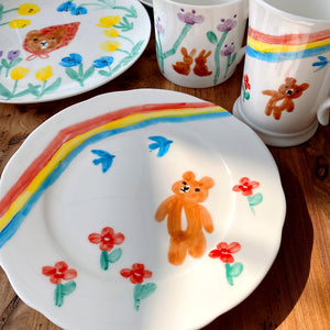 RACA's Little Bear Collection Some More Plates in Little Forest