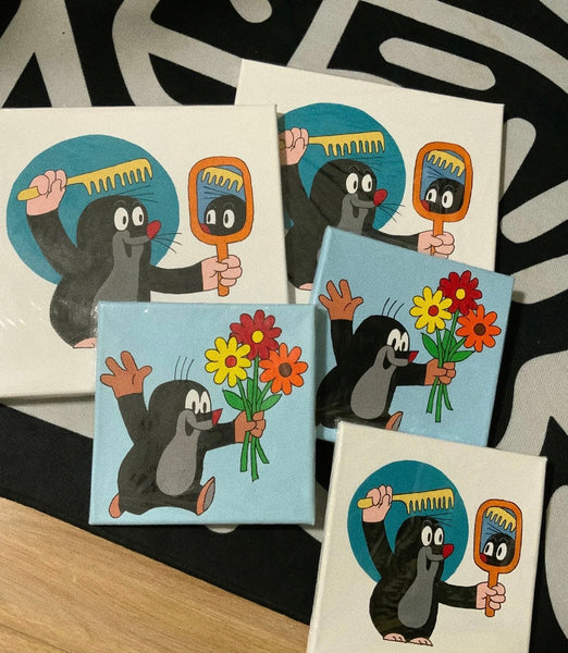 Load image into Gallery viewer, Little Mole Maulwurf - handpainted,made to order