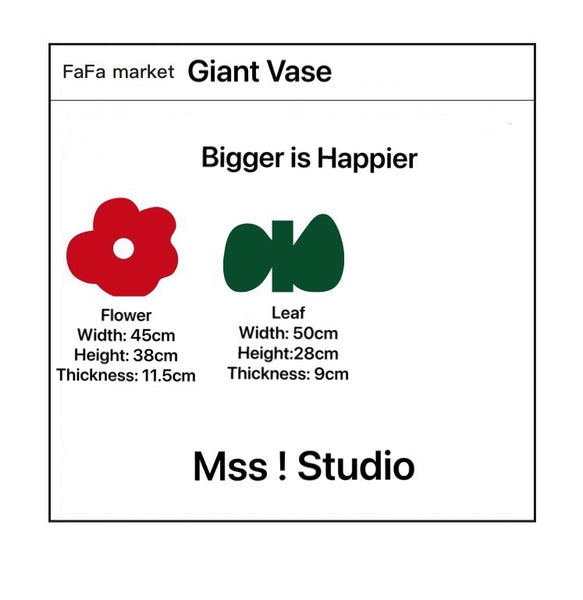 Load image into Gallery viewer, Mss studio - GIANT Flower Vase