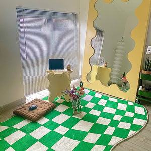 CeeMee Designer Rug - Geometry Checkboard Collection