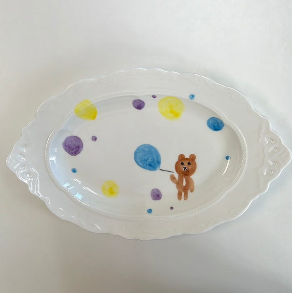 Load image into Gallery viewer, RACA's Little Bear Collection Dinner Plate