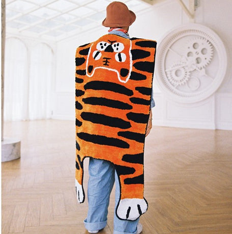 I Love Granny 「OLINLIO PaPa Tiger」 Rug
