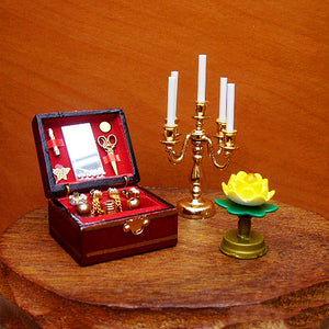 Minimum World 1:12  Handmade Vintage jewellery box