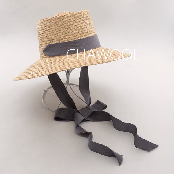 Load image into Gallery viewer, CHAWOOL Vintage French Bergère Hat
