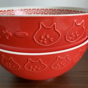 Miyake Black Meow with Ramen bowl
