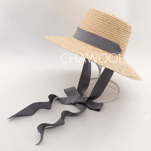 CHAWOOL Vintage French Bergère Hat