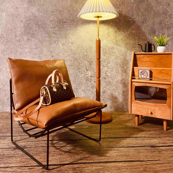 Load image into Gallery viewer, Minimum World x Tandouya 1:6 leather lounge chair
