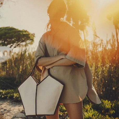 HANGUER Summer Canvas Tote