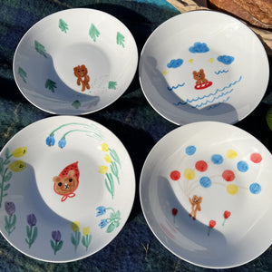 RACA's Little Bear Collection - Gift set of 4 dishes