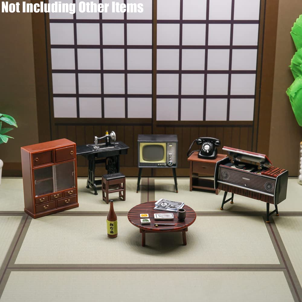 Minimum World 1:24 Showa Era 6xPieces Furnitures