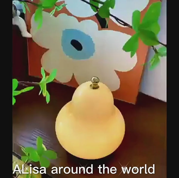 Load and play video in Gallery viewer, Alisa x Raca Pear Table Lamp
